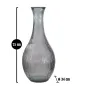 Wazon ARABE LOW z Recyklingowanego Szkła Dymnego 34x75 cm (PRODUKOWANY W HISZPANII)